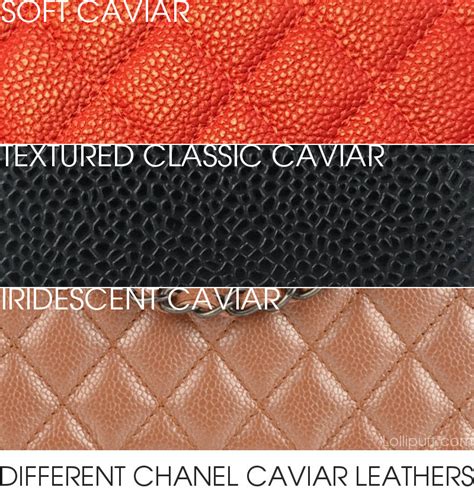 chanel caviar leer|Chanel Caviar Leather Reference Guide .